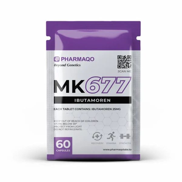 6 x Pharmaqo MK677 (IBUTAMOREN) 25mg x 60