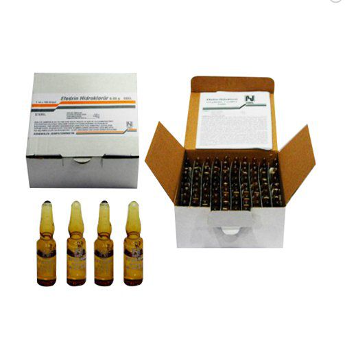 Pharmaceutical Ephedrine Amples 50mg x 1ml x 100 Pharmaceutical Ephedrine Amples 50mg x 1ml x 100