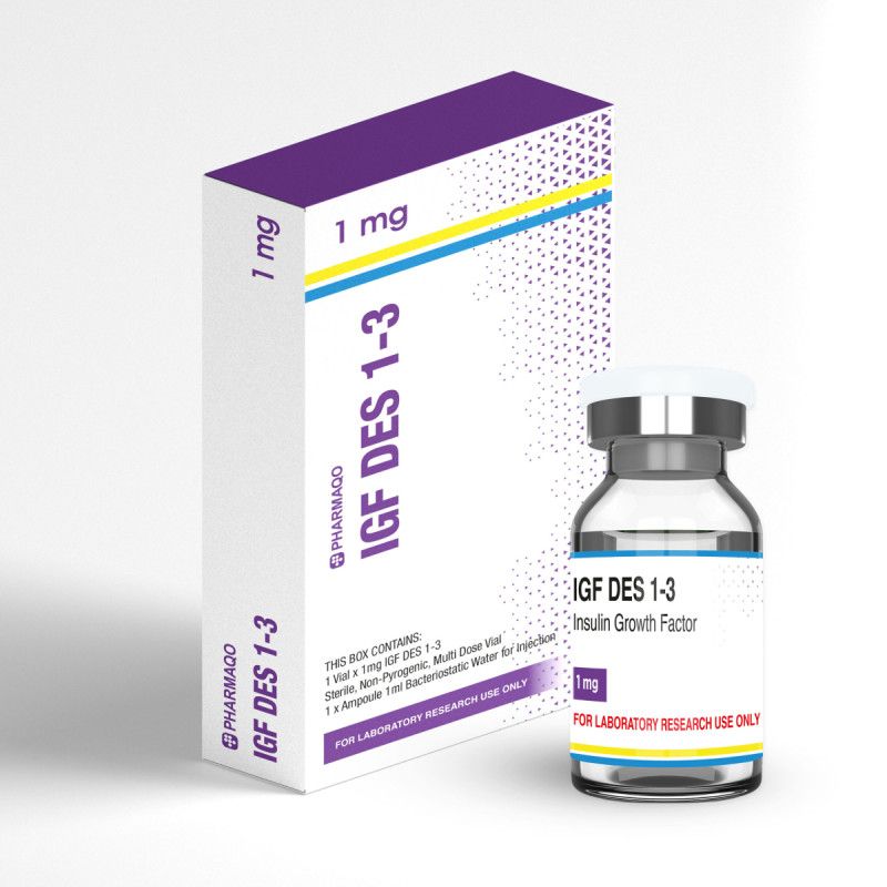 6 x Pharmaqo IGF DES 1-3 1mg 6 x Pharmaqo IGF DES 1-3 1mg