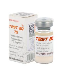 6 x Iron Pharma Test AQ 75mg x 10ml