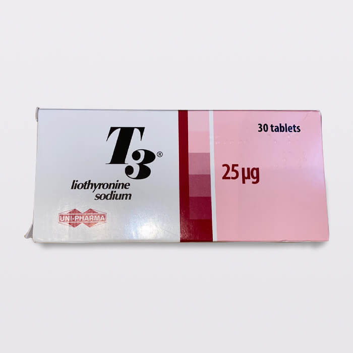 6 x Pharmaceutical T3 25mcg x 30 6 x Pharmaceutical T3 25mcg x 30